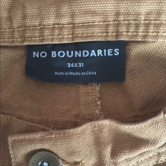 No Boundaries Brown Cargo Pants Relaxed Fit 151 - Picture 10 of 10
